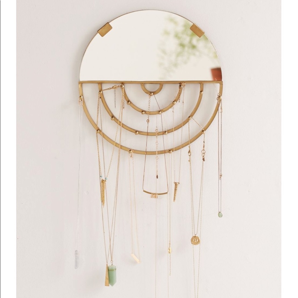 Aimee Jewelry Storage Hanging Mirror